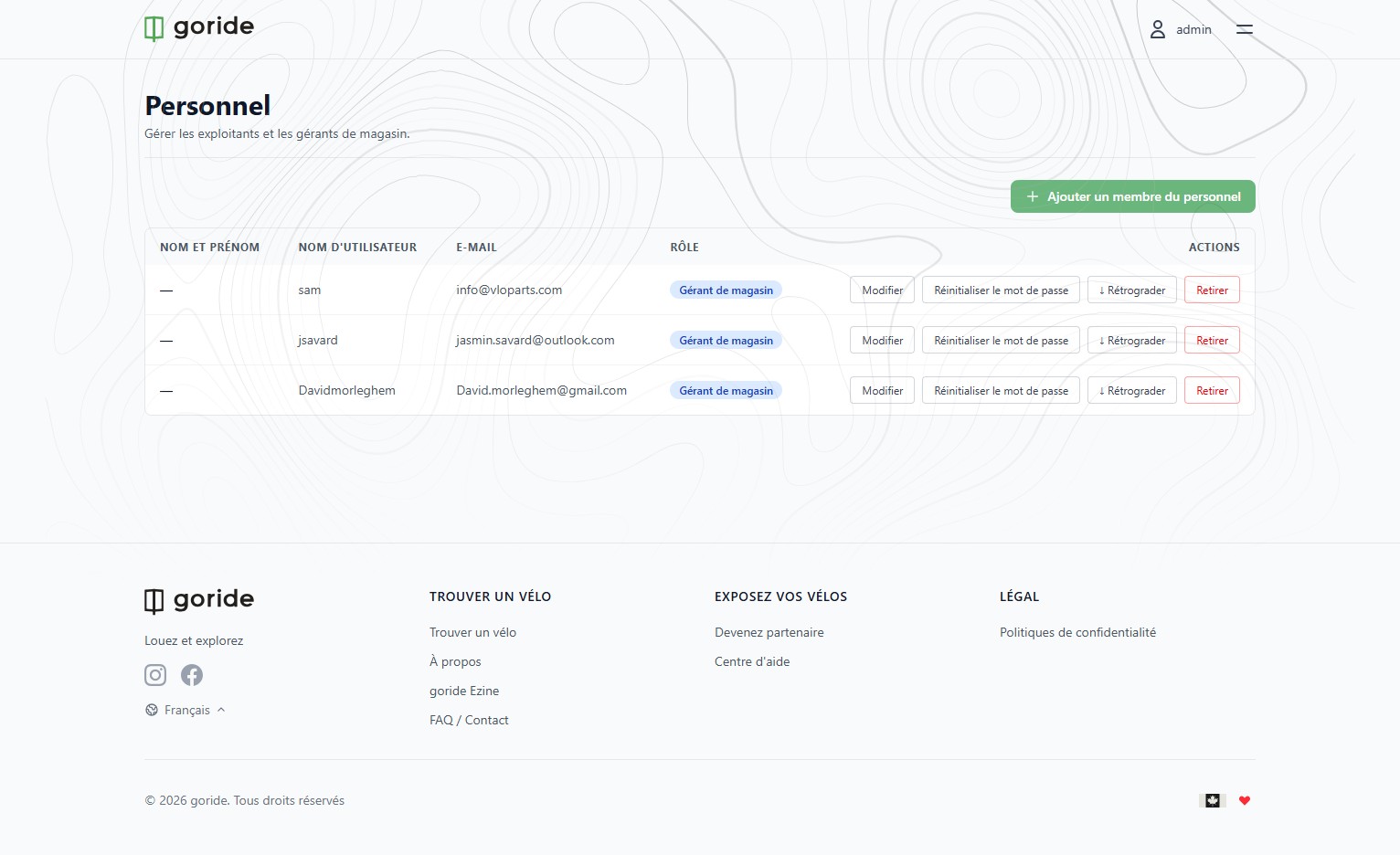 Managing Staff Access and Roles in GoRide Dashboard